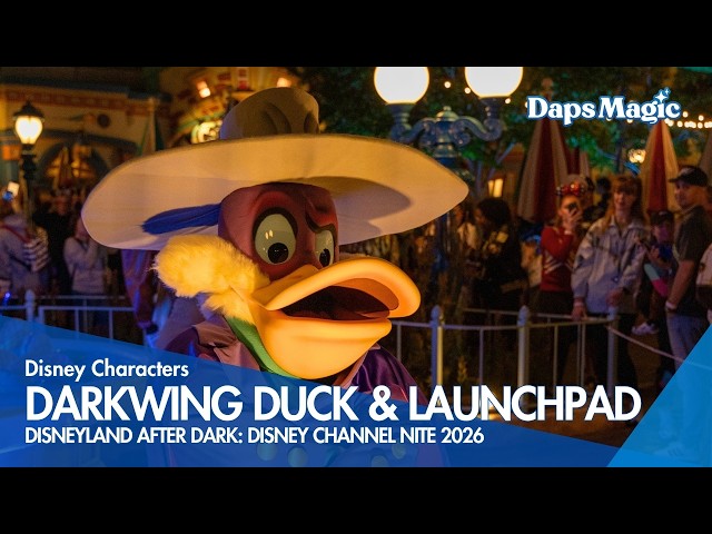 Video thumbnail for Darkwing Duck & Launchpad McQuack | Disneyland After Dark: Disney Channel Nite 2026 4K