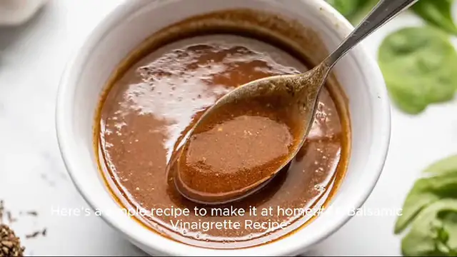 Video thumbnail for balsamic vinaigrette recipe