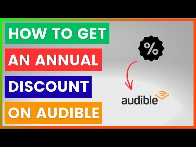 Video thumbnail for How To Get An Annual Discount On Audible (2 Months For Free)? [in 2026]