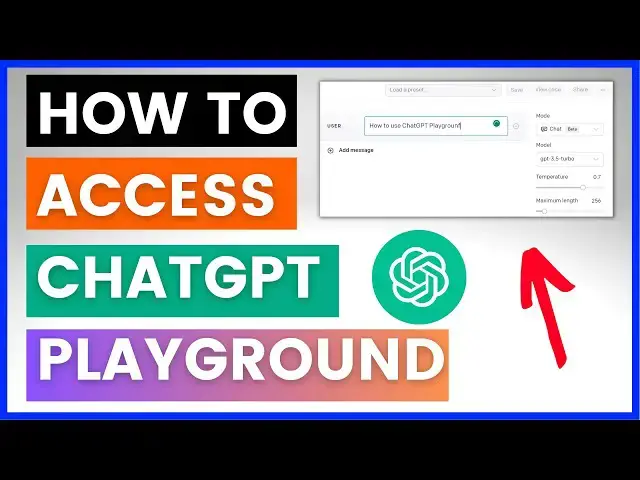 Video thumbnail for How To Access ChatGPT Playground?