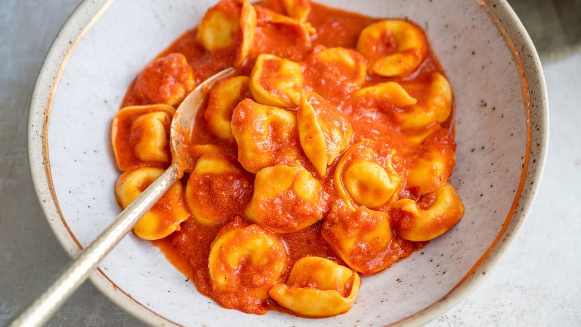 Video thumbnail for 3-Ingredient Creamy Tortellini Dinner Recipe