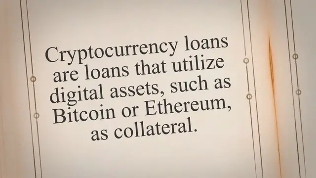 'Video thumbnail for Cryptocurrency Loans'