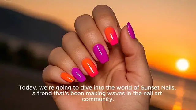 Video thumbnail for Sunset Nails