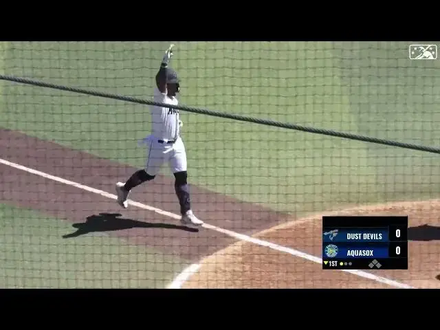 'Video thumbnail for Gabriel Gonzalez SLUGS a Solo Home Run! | Seattle Mariners Prospect | 7/19/2023'