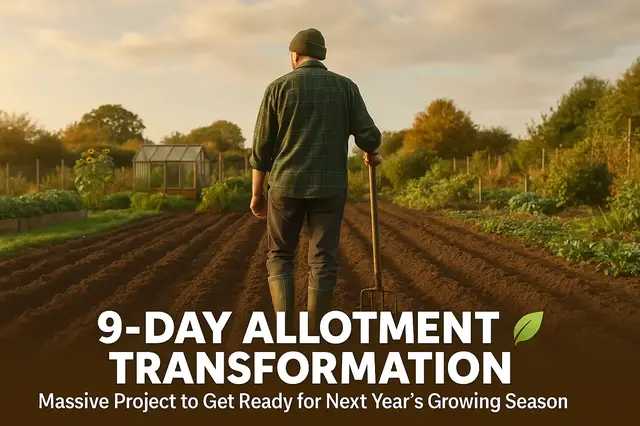 'Video thumbnail for 🎥 ✅ “9-Day Allotment Transformation 🌿🛠️ | Massive Project to Get Ready for Next Year’s Growing Season 🌱✨”'