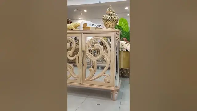 Video thumbnail for Sleek and Stylish Mirror Cabinet | Wooden Cabinet | Furniture #shorts