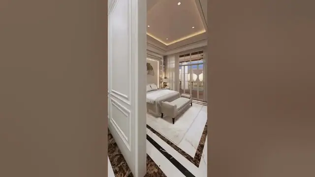 Video thumbnail for Luxurious Sleep Retreat | Bedroom Design #shorts