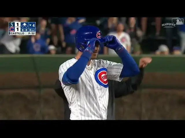 'Video thumbnail for Cody Bellinger SMACKS a RBI Double! | Chicago Cubs | 4/10/2023'