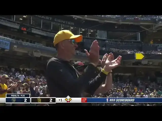 'Video thumbnail for Jake Cronenworth KNOCKS a Game-Tying RBI Single! | San Diego Padres | 4/15/2023'