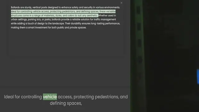 Video thumbnail for Bollards are sturdy, vertical posts designed to enhance safety and security in various environments. Ideal for controlling vehicle access, protecting pedestrians, and defining spaces, these versatile structures come in a range of material