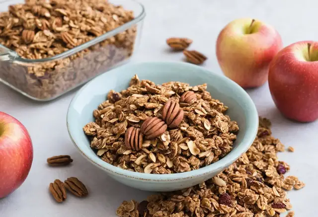 Video thumbnail for Apple-Sweetened Granola Recipe