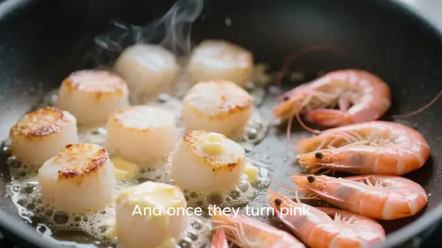 'Video thumbnail for Spaghetti with Shrimp and Scallops'