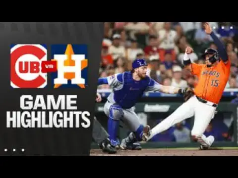 'Video thumbnail for Chicago Cubs at Houston Astros Full-Game Highlights! | 06/27/2025'