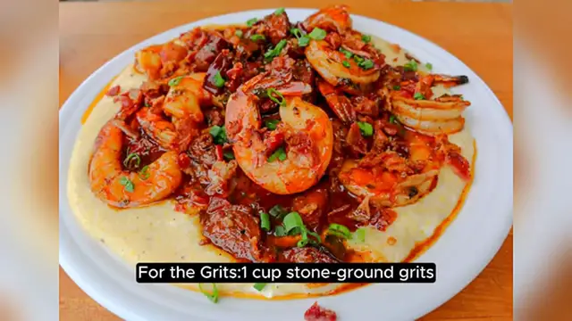 Video thumbnail for Creamy Grits with Spicy Shrimp Delight