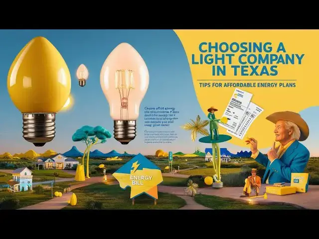 Video thumbnail for Choosing a light company in Texas: tips for affordable energy plans