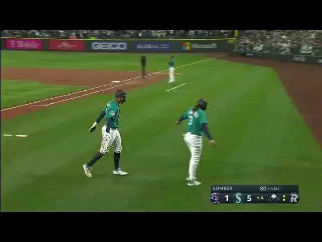 'Video thumbnail for Ty France SMACKS a Two-Run Double! | Seattle Mariners | 4/14/2023'