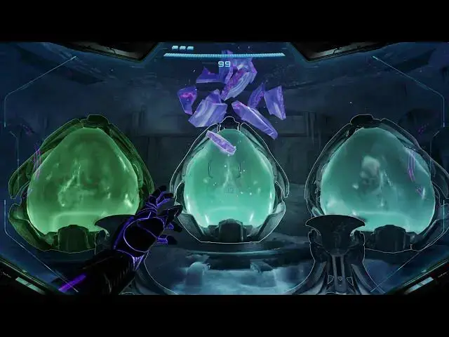 Video thumbnail for Metroid Prime 4 - Ice Belt: Collect 2/2 TK Codes Bio-labs Gameplay | Missile Expansion Location