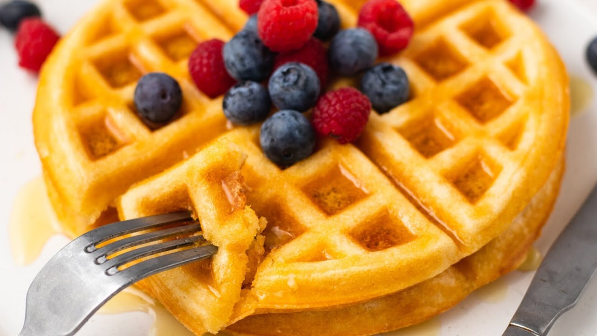 Video thumbnail for Easy Gluten-Free Waffles Recipe