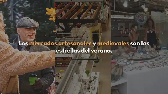 Video thumbnail for Mercado Artesanal de Pelayos de la Presa: ‘shopping’ y ocio