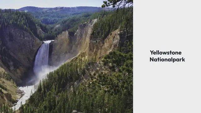 Video thumbnail for Yellowstone Nationalpark Ein Naturwunder im US-Bundesstaat Wyoming