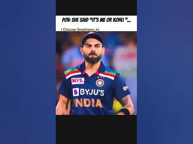 Video thumbnail for ""Some choices are easy for me ""  #viratkohli #kohlifans #kohlilegacy #kohli #trending