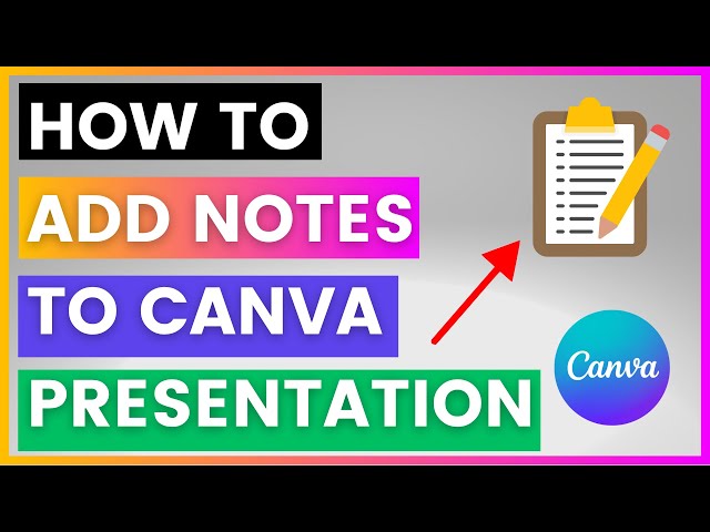 Video thumbnail for How To Add Notes To Canva Presentation [in 2025]