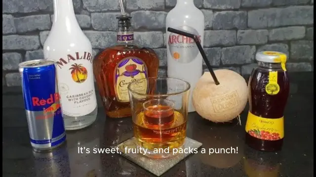 Video thumbnail for vegas bomb shot recipe