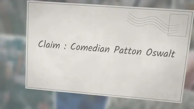 Video thumbnail for Did Patton Oswalt Tweet ‘I Am a Proud Pedophile’?