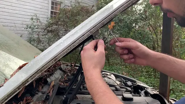 'Video thumbnail for How to replace BMW E36 hood shocks'