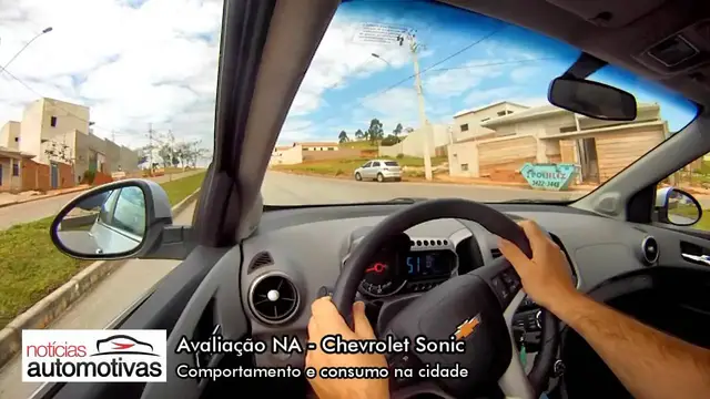 Video thumbnail for Chevrolet Sonic - Cidade - NoticiasAutomotivas.com.br