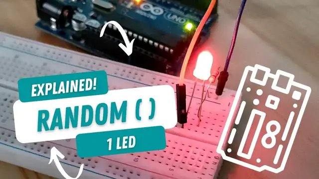 Video thumbnail for Arduino Explained: Random Brightness Using 1 LED