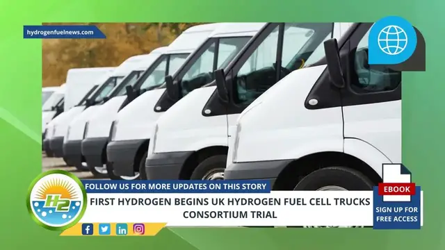 Video thumbnail for First Hydrogen begins UK hydrogen fuel cell trucks consortium trial