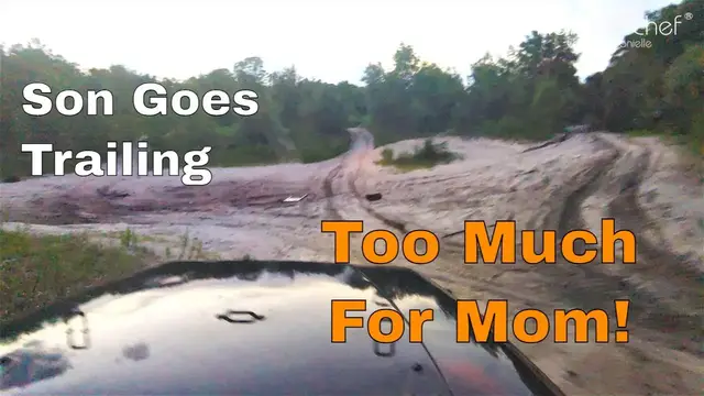 Video thumbnail for Mom Has Ride Of Her Life On The Trails With Son In Jeep Wrangler