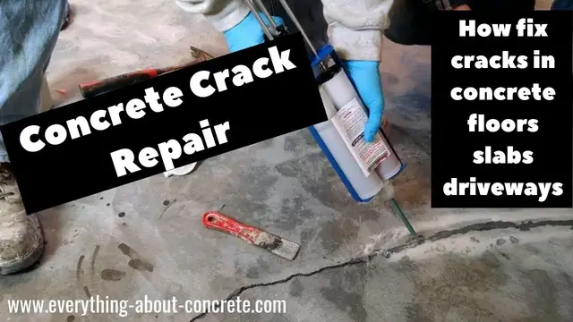 Video thumbnail for Concrete Crack Repair - How to fix cracks in concrete DIY