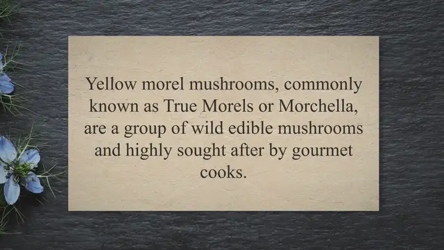 'Video thumbnail for Yellow Morel Mushrooms ( Expensive And Delicious Mushroom )'