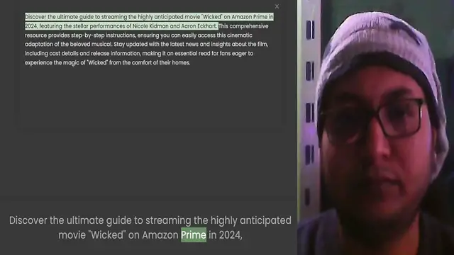 Video thumbnail for Discover the ultimate guide to streaming the highly anticipated movie Wicked on Amazon Prime in 2024, featuring the stellar performances of Nicole Kidman and Aaron Eckhart. This comprehensive resource provides step-by-step instructions, e