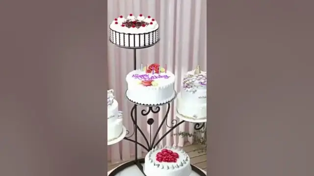 Video thumbnail for The Perfect Cake Display | Cake Stand | Home Decor #shorts