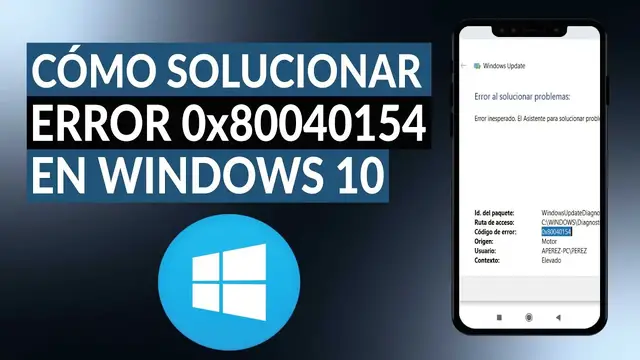 Video thumbnail for Cómo solucionar un error 0x80040154 en WINDOWS 10