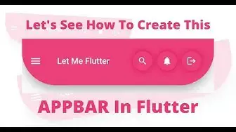Video thumbnail for Flutter Tutorial: Beautiful Flutter App Bar Widget Customization