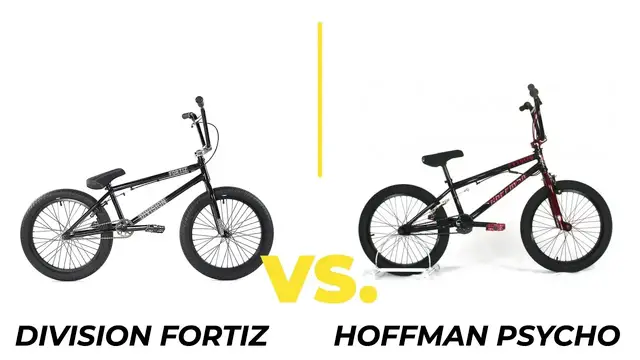'Video thumbnail for DIVISION FORTIZ VS. HOFFMAN PSYCHO (BMX Bike Comparison)'