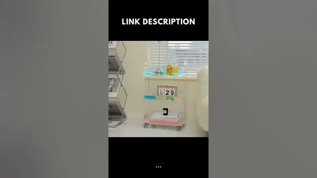 Video thumbnail for Tea Time Anytime: Transparent Mobile Tea Table #shorts