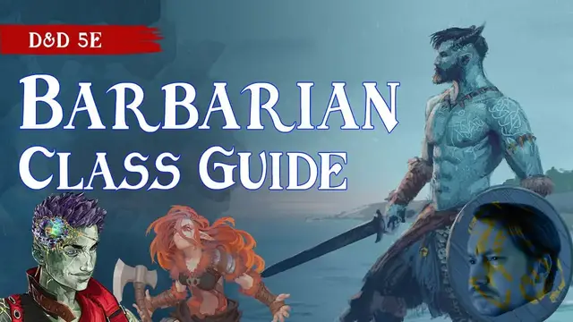 'Video thumbnail for Barbarian Class Guide for D&D 5e 💪 Best Class Design?'