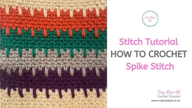 Video thumbnail for How to Spike Stitch Crochet