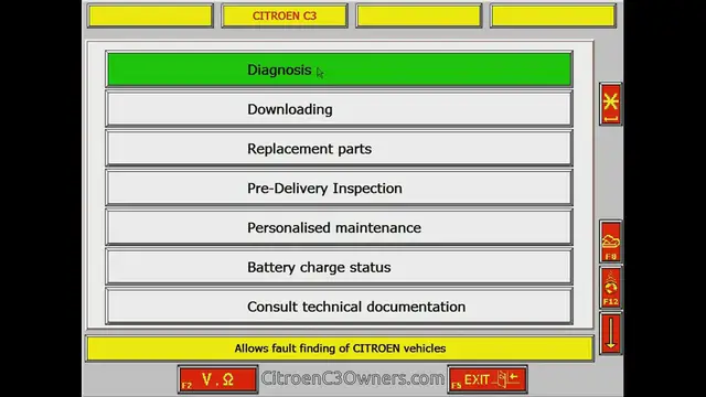 Video thumbnail for Lexia 3 for fault detection and diagnosis on a Citroen C3