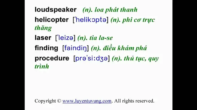Video thumbnail for Learn English Vocabulary - Grade 8 - Unit 16 - Lesson 02