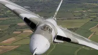 Video thumbnail for Vulcan/F-15 Fly-over