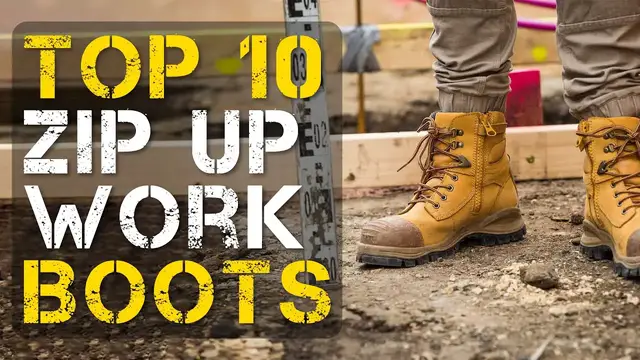 Video thumbnail for Top 10 Best Zip Up Work Boots