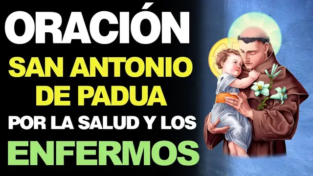 Video thumbnail for 🙏  Oración Milagrosa a San Antonio de Padua POR LA SALUD Y LOS ENFERMOS ¡Ayúdalos! 😷