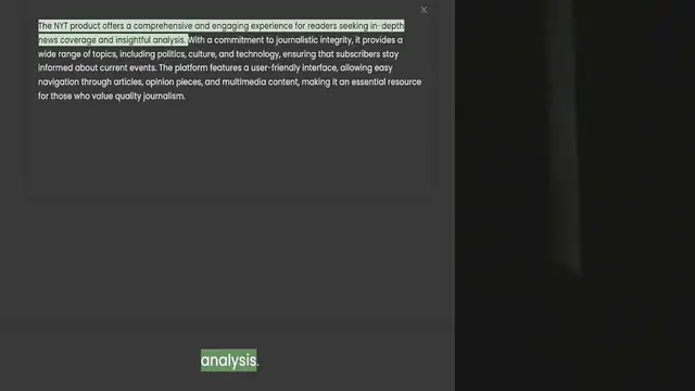 Video thumbnail for news coverage and insightful analysis. With a commitment to journalistic integrity, it provides a wide range of topics, including politics, culture, and technology, ensuring that subscribers stay informed about current events. The platfor