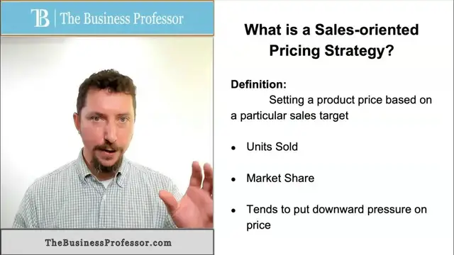 Video thumbnail for Sales Oriented Pricing Strategy